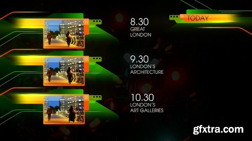 Videohive Green Orange Broadcast Package 6542201