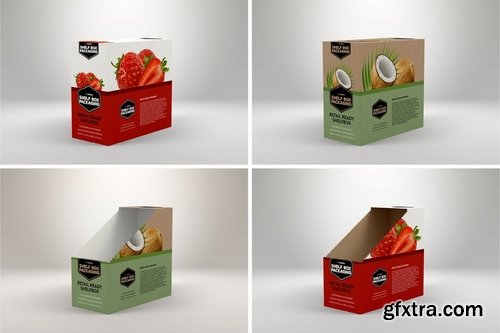 Retail Shelfbox 13 Packaging Mockup