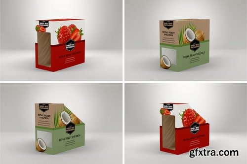 Retail Shelfbox 13 Packaging Mockup