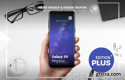 Graphicriver Phone Mockup & Header Creator 22773273