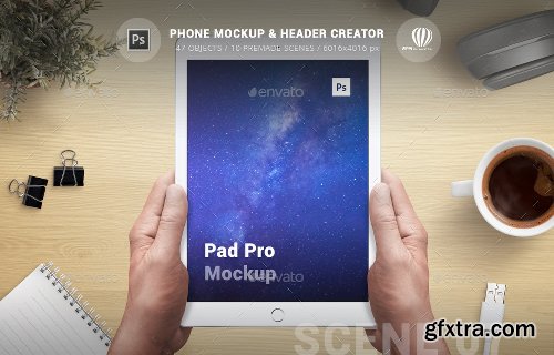 Graphicriver Phone Mockup & Header Creator 22773273