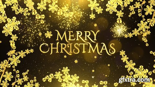 Videohive Golden Christmas Wishes 22886197