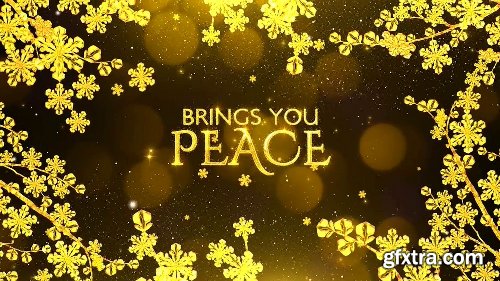 Videohive Golden Christmas Wishes 22886197