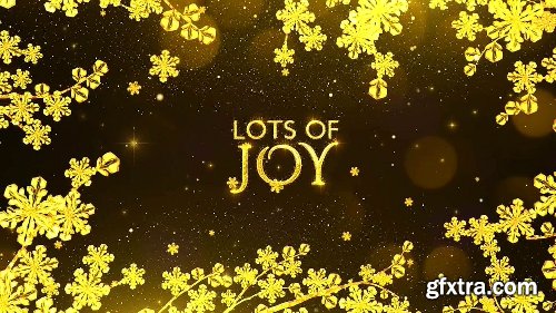 Videohive Golden Christmas Wishes 22886197