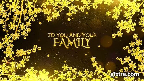 Videohive Golden Christmas Wishes 22886197