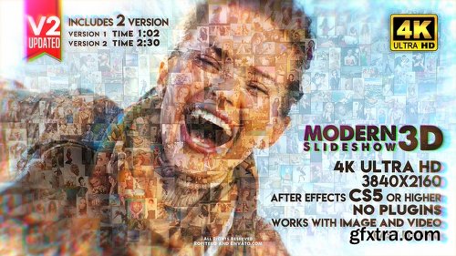 Videohive Modern Slideshow 3D V2 22607451