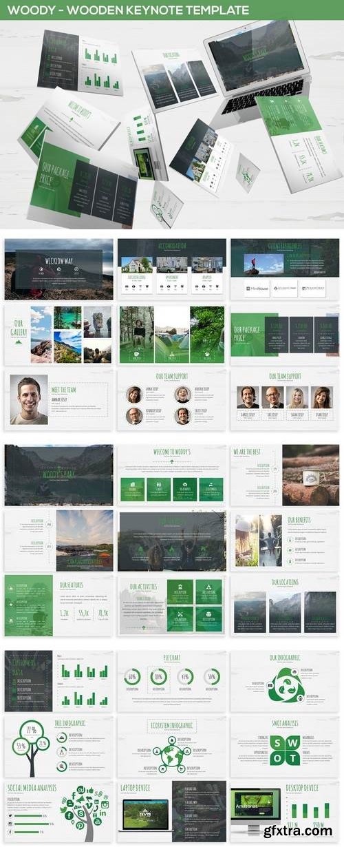 Woody - Wooden Keynote Template