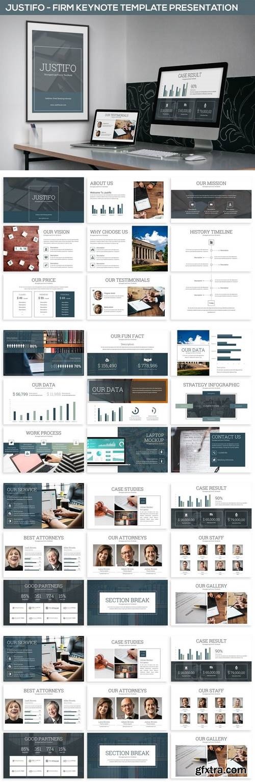 Justifo - Firm Keynote Presentation Template