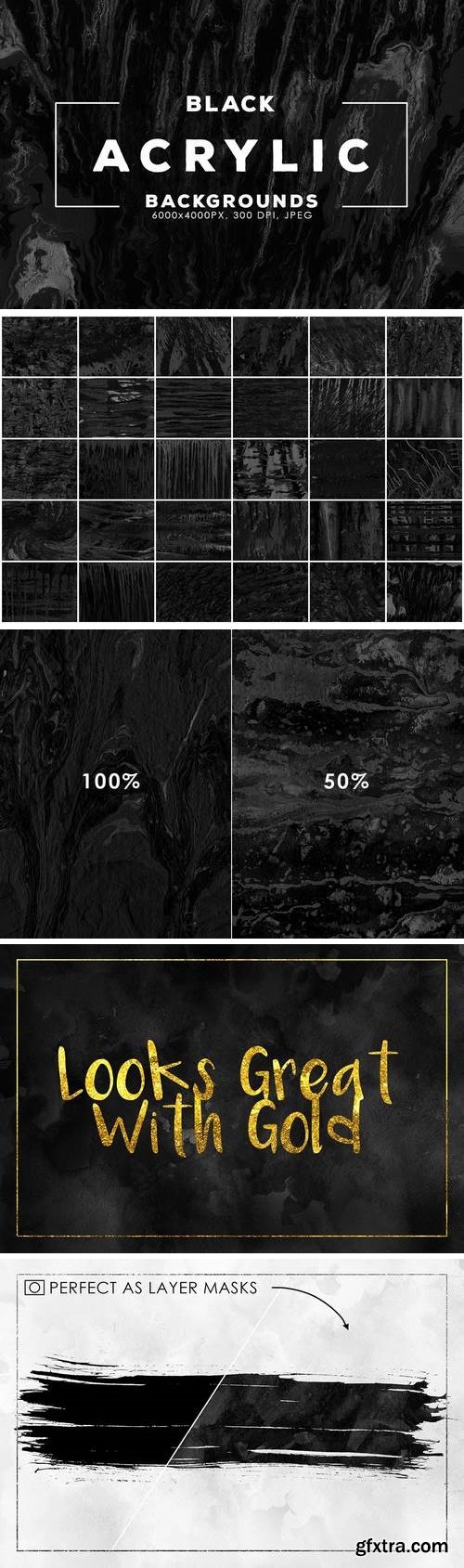 Black Acrylic Backgrounds