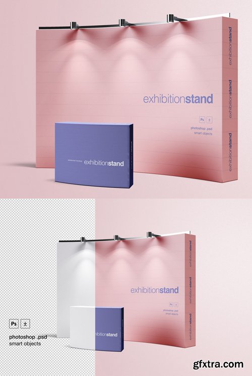 Exhibition Stand PSD Mockup