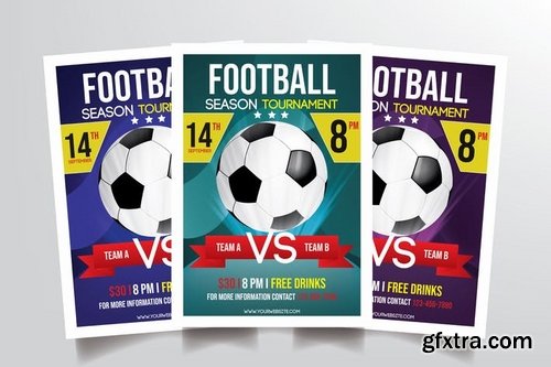 Football Tournament Flyer Template