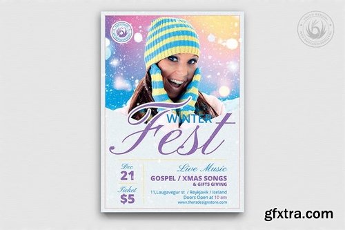 GraphicRiver - Winter Festival Flyer Template V3 22894223