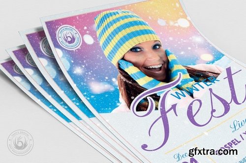 GraphicRiver - Winter Festival Flyer Template V3 22894223