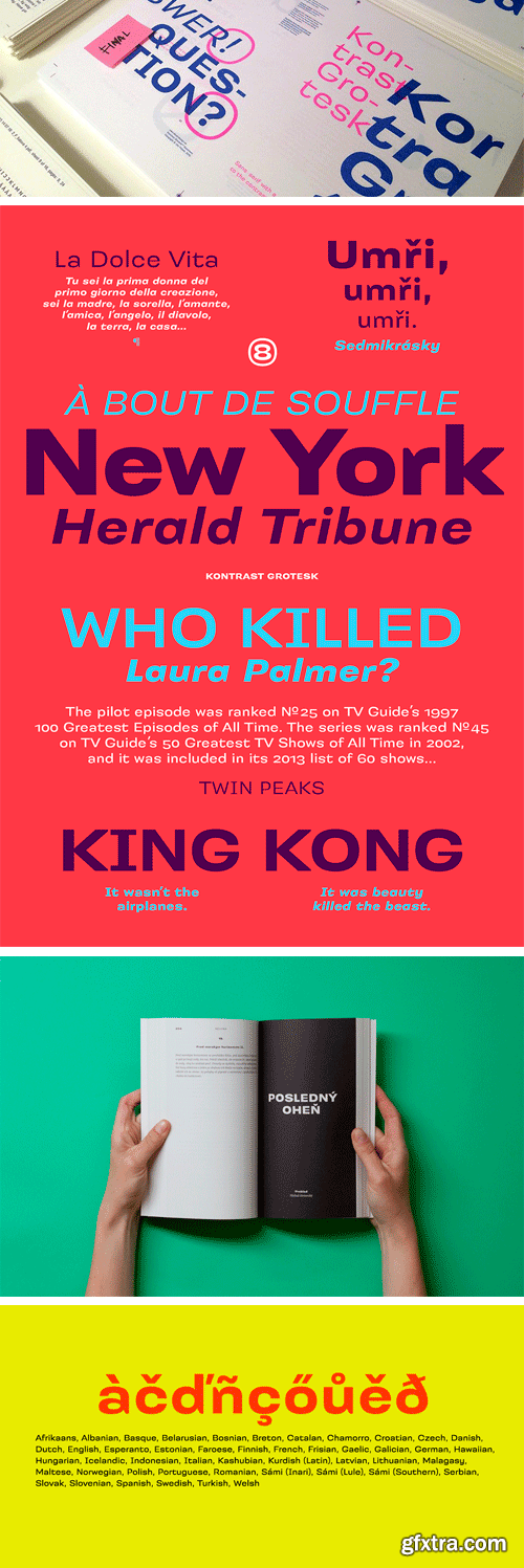 Kontrast Grotesk Font Family