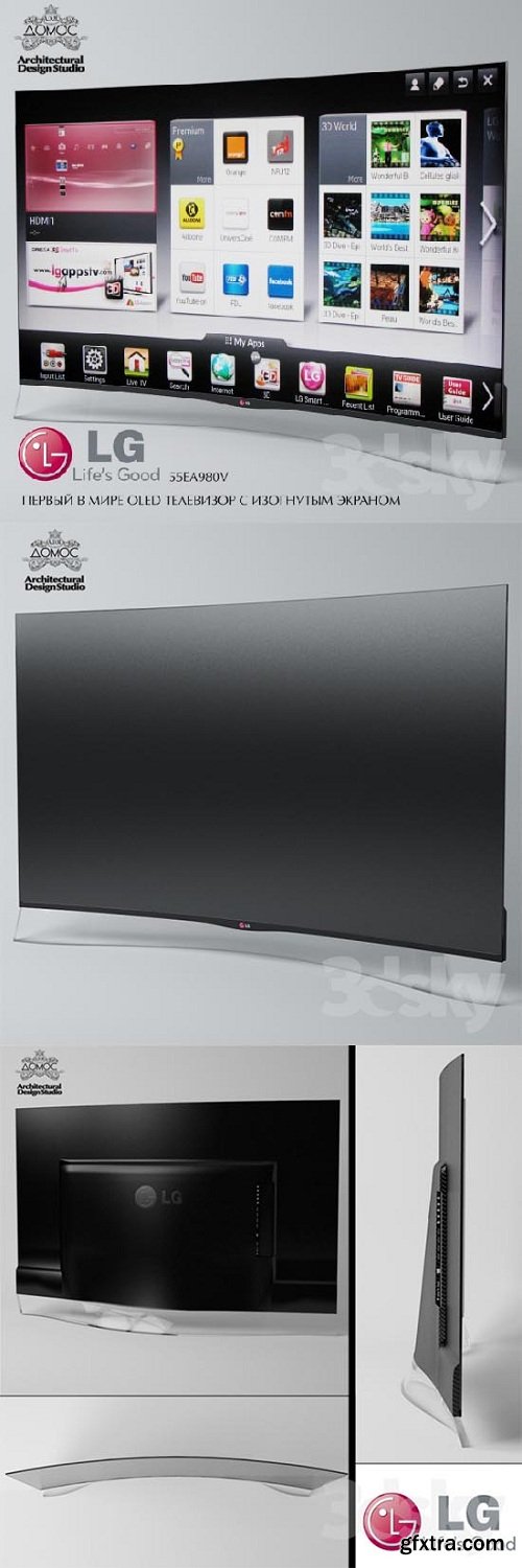 TV LG Electronics 55EA9800