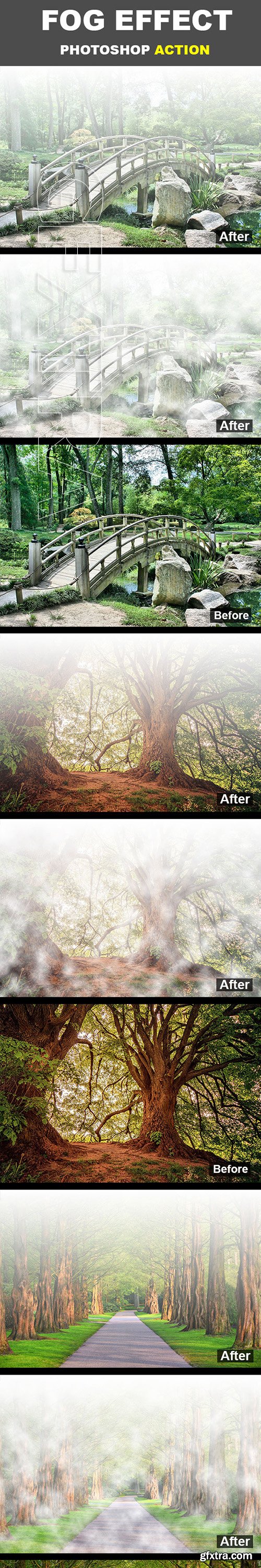 GraphicRiver - Fog Effect Photoshop Action 22753613