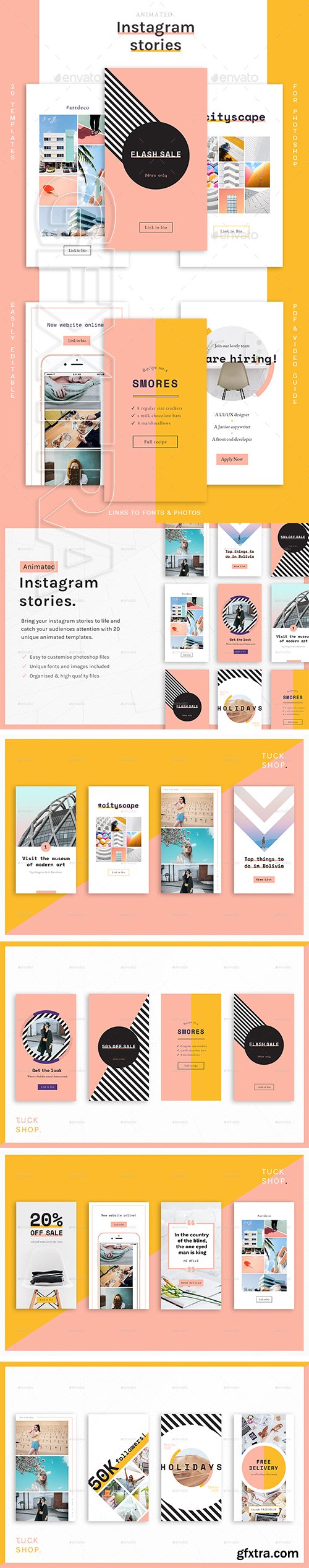 GraphicRiver - Animated Instagram Stories Templates 22815928