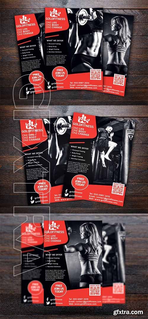 CreativeMarket - Fitness Sports Flyer 3156479