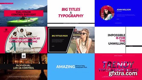 Big Titles & Typography - After Effects 131689