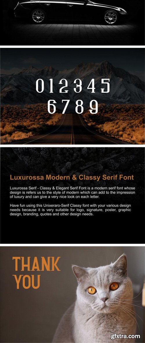 Fontbundles - LUXUROSSA MODERN & CLASSY SERIF 155316