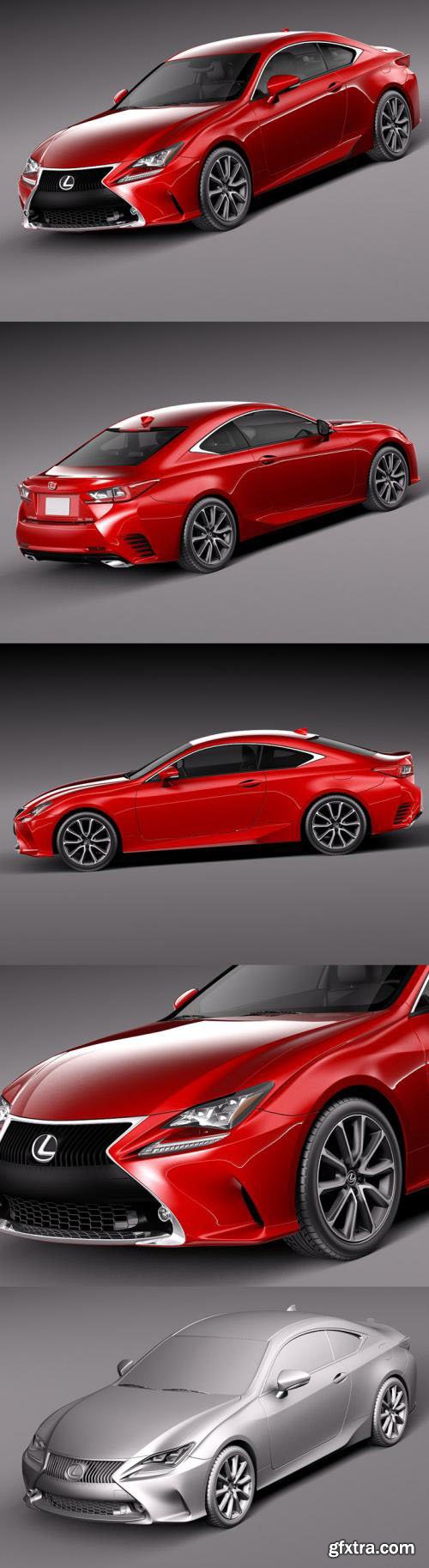 Lexus RC 350 2015 - 3D Model