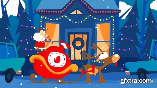 Videohive Christmas Logo Opener 7 - Parking 19052178