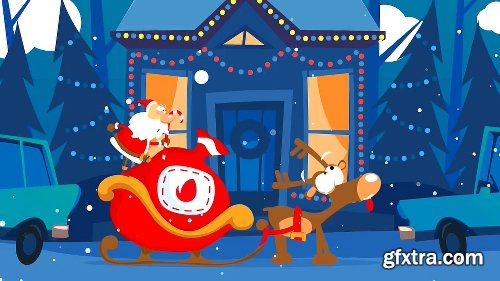 Videohive Christmas Logo Opener 7 - Parking 19052178