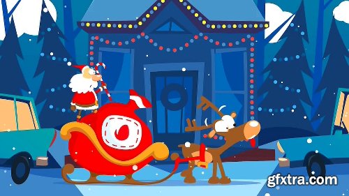 Videohive Christmas Logo Opener 7 - Parking 19052178