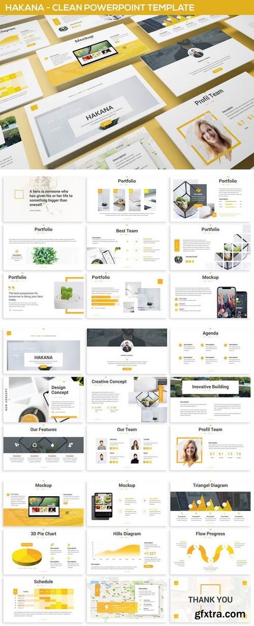 Hakana - Clean Powerpoint Template