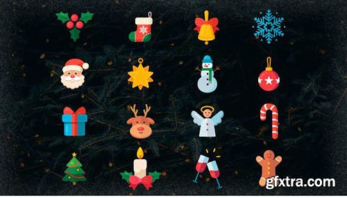 Christmas Pack 32 Animated Icons 145459