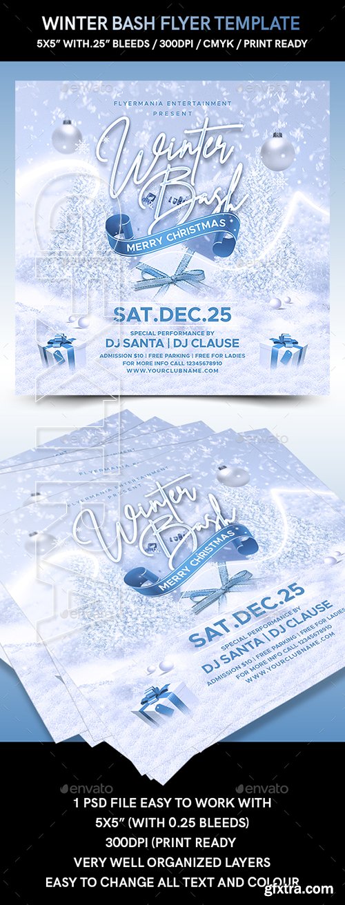 GraphicRiver - Winter Bash Flyer Template 22879417