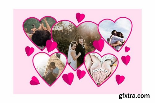 Love Photo Frame Template