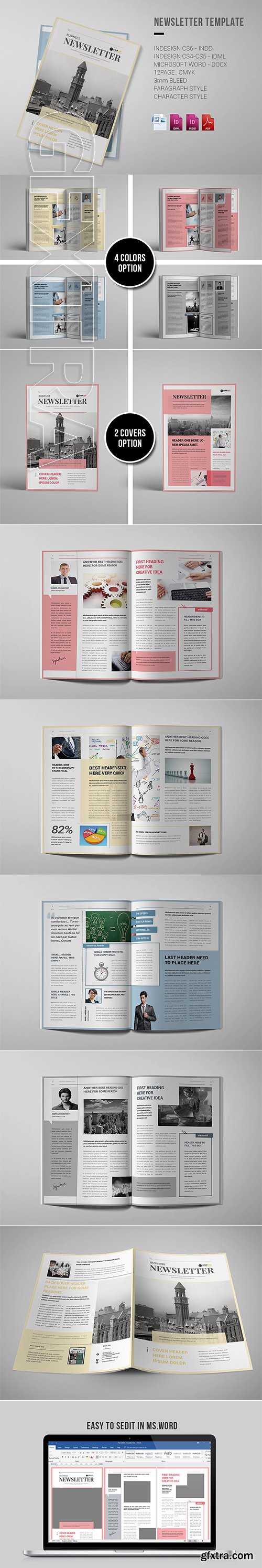 CreativeMarket - Newsletter Template 2973013