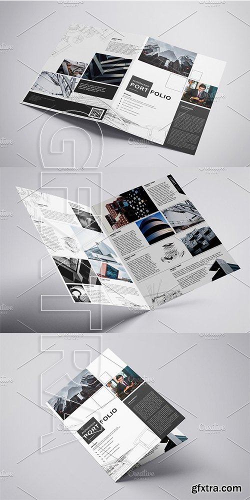 CreativeMarket - Architecture Brochure Template V04 2969845