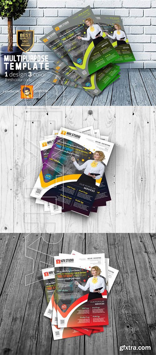 CreativeMarket - Creative Multipurpose Flyer 2944357