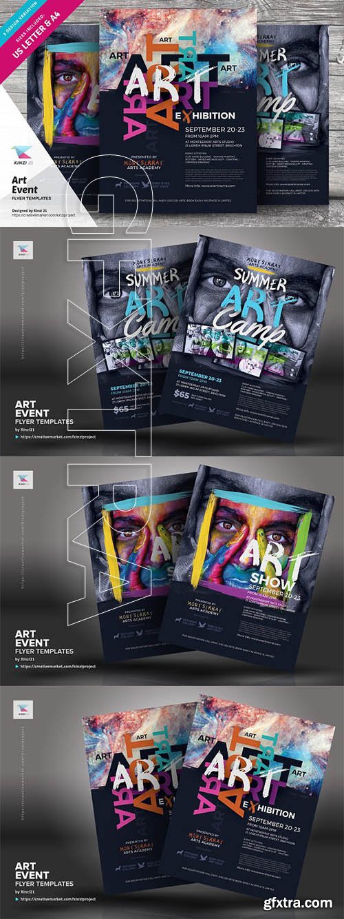 CreativeMarket - Art Event Flyer Templates 2901672