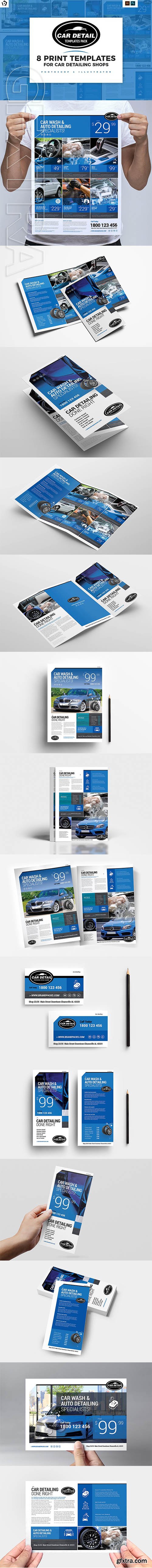 CreativeMarket - Car Detailing Templates Pack 2959609