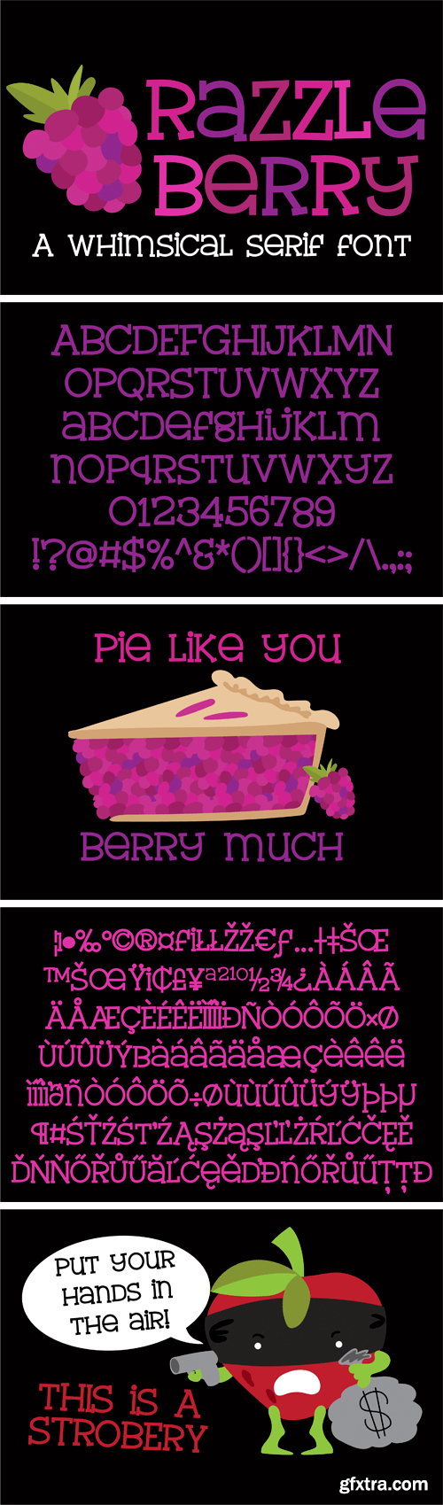 Fontbundles - ZP Razzle Berry 153370