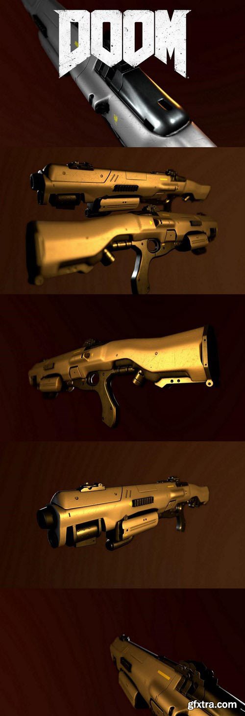 DOOM Combat Shotgun – 3D Model
