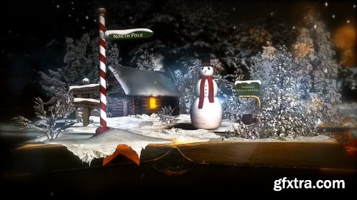 Videohive Christmas Pop Up Book 22956981