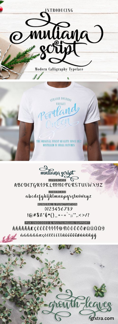 Muliana Script Font