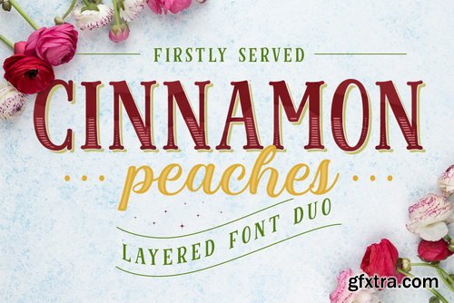 Cinnamon Peach Font Family