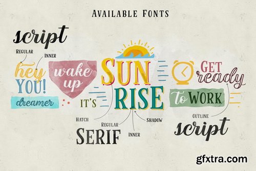 Cinnamon Peach Font Family