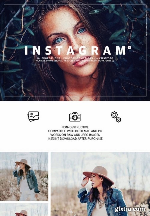 GraphicRiver - Instagram Photoshop Actions 21410058