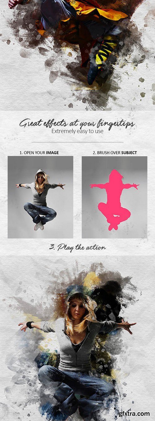 Graphicriver - Creative Arts Photoshop Action Bundle v2 18292627