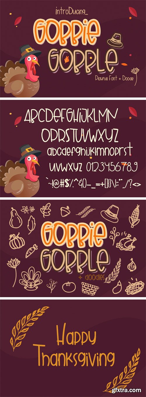 Fontbundles - Gobbie Gobble 153003