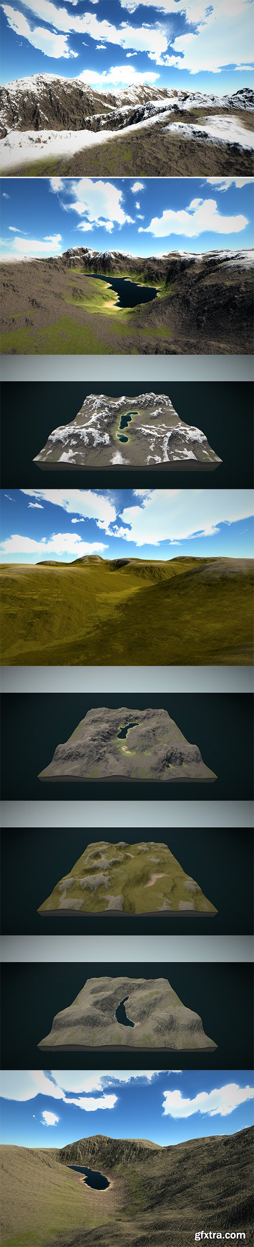 Cubebrush - 4K Landscape Pack