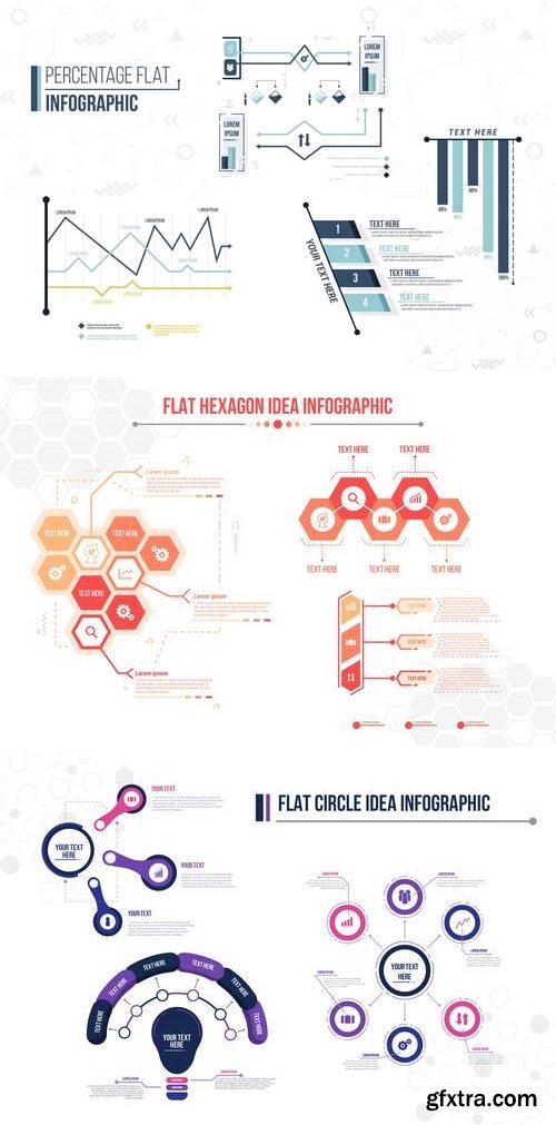 Infographics Elements Bundle 4