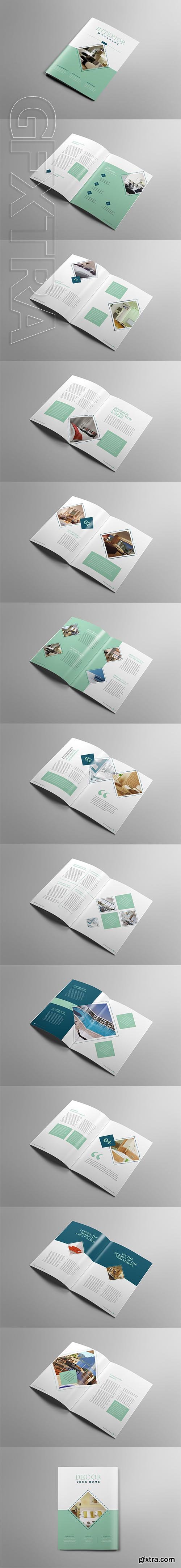 CreativeMarket - Interior Design Magazine Lookbook 3197641