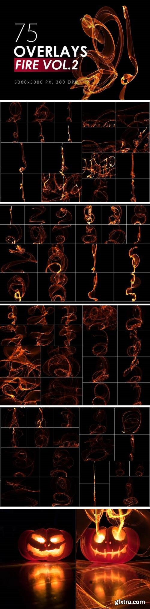 75 Abstract Fire Overlays Vol. 2